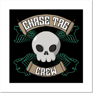 Chase Tag crew Jolly Roger pirate flag Posters and Art